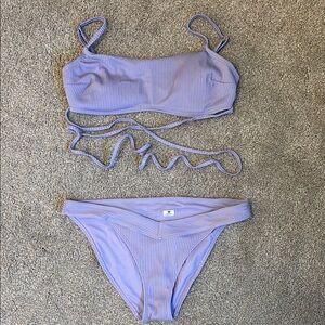Hollister Ribbed Bikini Set